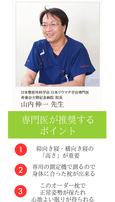 専門医が推奨のオーダーメイド枕 大阪 睡眠改善研究室2(スマホ版)